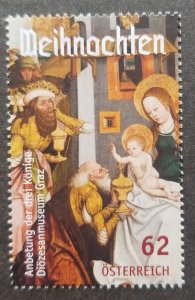 *FREE SHIP Austria Christmas 2014 Adoration Of Three Kings (stamp) MNH