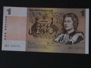 ​AUSTRALIA-1966- RESERVE BANK-$1 DOLLARS-UN-CIRCULATED-VF-58 YEARS OLD