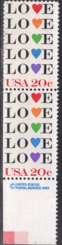 USA  SC# 2072  **MNH**  LOVE STAMP  SEE SCAN