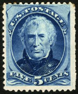 Classic #179 5c Blue 1875 MLH OG Sharp CV$700+