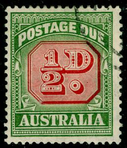 AUSTRALIA SGD119, ½d carmine & green, FINE USED.