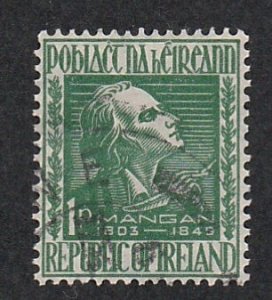 Ireland # 141, J. C. Mangan - Poet, Used,