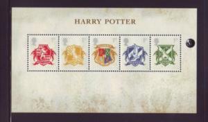 Great Britain Sc 2486 2007 Harry Potter stamp sheet mint NH