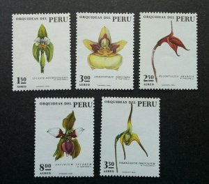 *FREE SHIP Peru Orchids 1973 Flower Flora Plant (stamp) MNH