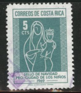 Costa Rica Scott RA44 used 1969 Postal Tax Stamp