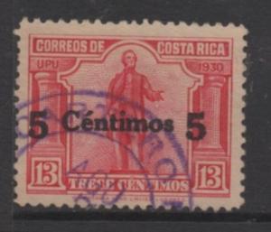 Costa Rica Scott #  209   USED  singles