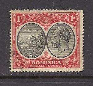 Dominica Sc # 67 good condition used short 1 perf on top