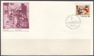 Canada Scott 1040 FDC - 1984 Christmas Issue