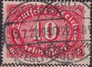 Germany - 195 1922 Used
