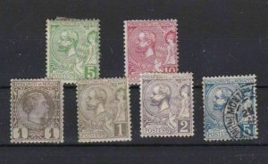MONACO EARLY STAMPS HINGE AND PAGE REMAINS ON BACKS  REF R1157