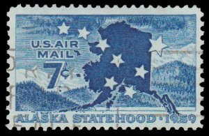 United States 1959 SCOTT # C53. USED. # 5