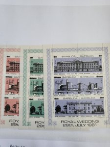 Stamps Barbuda Scott #592-4 nh