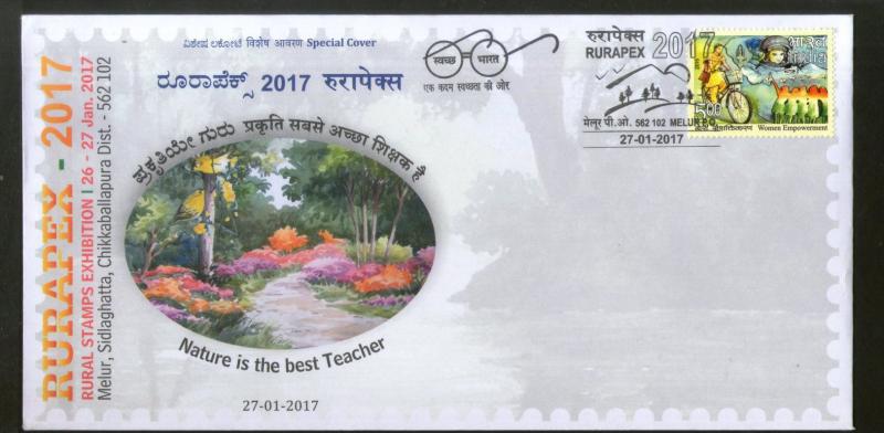 India 2017 Nature is the Best Teacher Environment Health Special Cover # 18420