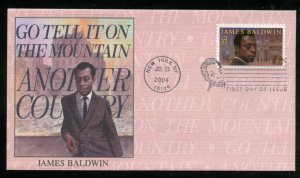 US 3871 Litrary Arts James Baldwin UA Fleetwood cachet FDC DP