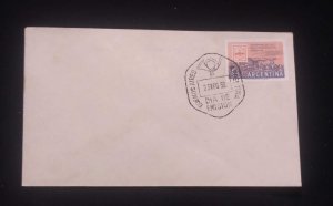 C) 1955. ARGENTINA. CENTENARY OF THE ARGENTINE CONFEDERATION.FDC. XF