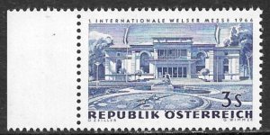 AUSTRIA 1966 WELS INTERNATIONAL FAIR Issue Sc 770 MNH