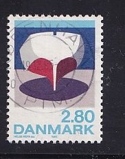 Denmark  #787   used  1985   boat by Helge Refn