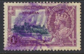 Nigeria  SG 33 SC# 33 Used Silver Jubilee 1935 issue please see scans