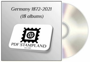 Germany 1872-2021 (18 albums) PDF STAMP ALBUM PAGES