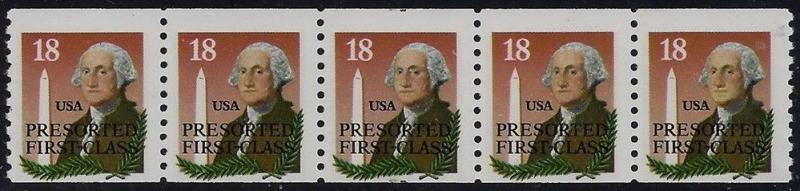 2149a Scarce Miscut Error / EFO PNC5 #33333 Washington Monument Mint NH