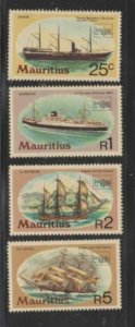 MAURITIUS #498-501 1980 LONDON '80 INT'L STAMP EXIBITION MINT VF NH O.G