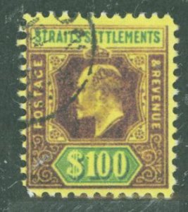 Straits Settlements #128Bv  Single (Fake)