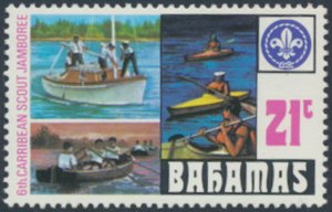 Bahamas  SC# 411 MNH Scouts Jamboree   see details & scans