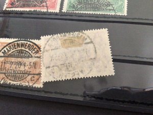 German Marienwerder 1920  set used stamps 58375