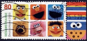 Germany #3152 80c Used Self-Adhesive (Sesame Street, 50th Anniversary)