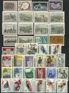 Austria #B301-339 Semi-Postal Stamp Collection Europe 1959-1975 Mint LH