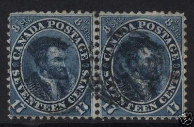 Canada #19 VF Used Pair