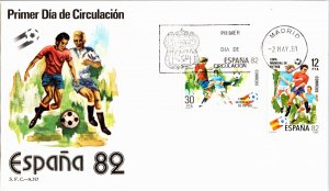 Spain, Worldwide First Day Cover, Sports