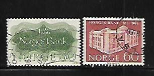 NORWAY, 492-493, USED, BANK