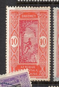 French Dahomey 1920s Early Issue Fine Mint Hinged 10c. NW-231268