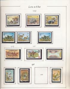 Lesotho 1970s/90s Wildlife Disney Birds M&U Appx 120 Items (Au10761)