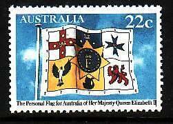 Australia-Sc#779- id12-unused NH set-Flags-QEII-55th Birthday-1981-