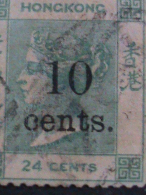 HONG KONG- -1880 SC#35-142 YEARS OLD-QUEEN VICTORIA-USED VF-KEY STAMP-RARE