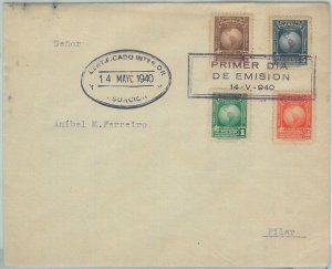 77230 - PARAGUAY - POSTAL HISTORY - FDC COVER  1940 Maps