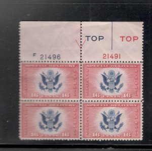 US SCOTT# CE2 TOP PLATE BLOCK OF 4 MNH