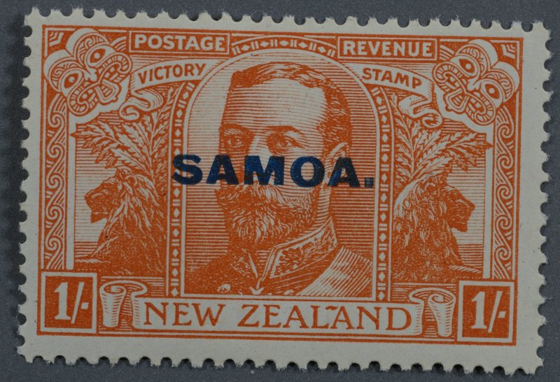 Samoa #141 Unused VG/Fine Black Overprint SAMAOA HRM Rest of Gum Very Fine