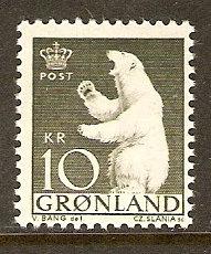 Greenland #65 NH 10k Polar Bear Def.