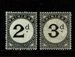 Trinidad & Tobago  SG# D19 & D20 Mint Hinged / Sm Hinge Rem - S6288