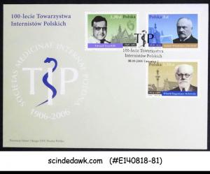 POLAND - 2006 CENTENARY OF POLISH SOCIETY OF INTERNAL MEDICINE FDC