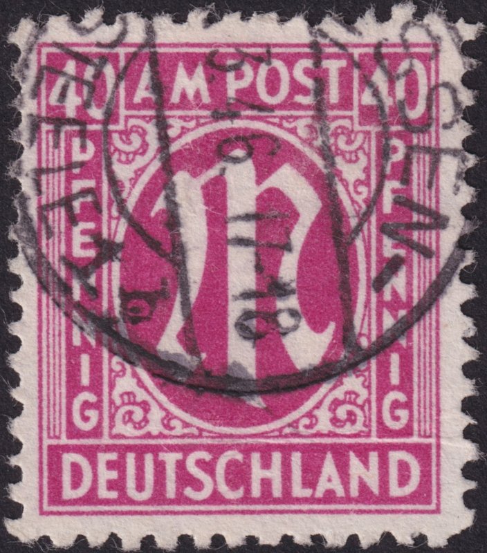 Germany Occupation - AMG Issue 1945-46, Type II #3N1-3N20 vf u