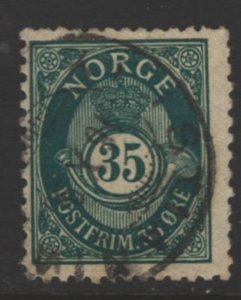 COLLECTION LOT 9593 NORWAY #56 1898 CV+$12.50