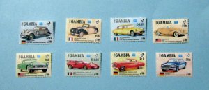 Gambia - 620-27, MNH Set. Auto Centennial. SCV - $8.05