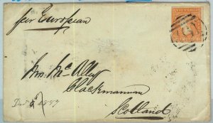 BK0353 - AUSTRALIA Victoria - Postal History - SG # 32a  COVER to SCOTLAND  1858