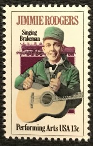 US #1755 MNH Single Jimmie Rodgers SCV $.25 L10