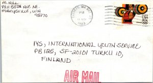 United States, Foreign Destinations, Washington, Airmail Issues, Sports