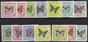 Guinea 291 / 304,C 47-49   1963 14 values  fvf  mint  NH